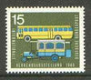 Germany - West 1965 Old & Modern Postal Buses 15pf from Transport Exhibition set unmounted mint SG 1391*