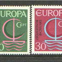 Germany - West 1966 Europa set of 2 unmounted mint SG 1424-25*