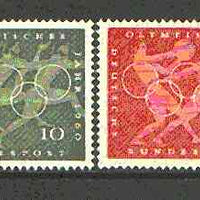 Germany - West 1960 Olympic Year set of 4 unmounted mint SG 1246-49*