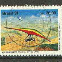 Brazil 1991 Free Flight Championships (Hang Gliding) very fine used SG 2470*