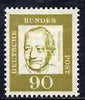 Germany - West 1961 Franz Oppenheimer 90pf (Political Economist) on fluorescent paper (from famous Germans def set) unmounted mint SG 1274B*