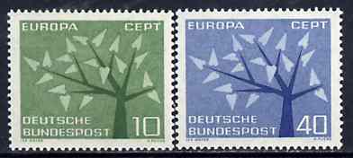 Germany - West 1962 Europa set of 2 unmounted mint SG 1297-98*