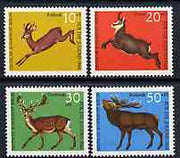 Germany - West Berlin 1966 Child Welfare (Deer) set of 4 unmounted mint, SG B285-88*