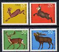 Germany - West Berlin 1966 Child Welfare (Deer) set of 4 unmounted mint, SG B285-88*
