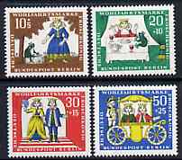 Germany - West Berlin 1966 Humanitarian Relief Funds (The Frog Prince) set of 4 unmounted mint SG B289-92*