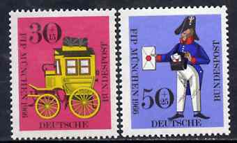 Germany - West 1966 FIP Meeting set of 2 unmounted mint, SG 1421-22*