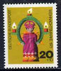 Germany - West 1971 Humanitarian Relief - Christmas (Angel & Candles) unmounted mint SG 1611*