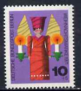 Germany - West Berlin 1971 Humanitarian Relief - Christmas (Angel & Candles) unmounted mint SG B411*