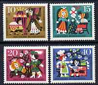 Germany - West 1964 Humanitarian Relief Funds (Sleeping Beauty) set of 4 unmounted mint SG 1352-55