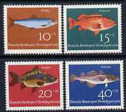 Germany - West 1964 Child Welfare (fish) set of 4 unmounted mint, SG 1326-29