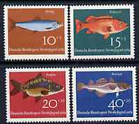 Germany - West 1964 Child Welfare (fish) set of 4 unmounted mint, SG 1326-29