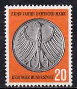 Germany - West 1958 Tenth Anniversary of Currency Reform unmounted mint SG 1209*