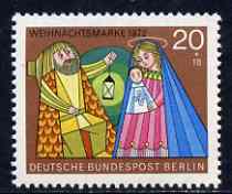 Germany - West Berlin 1972 Humanitarian Relief - Christmas (Holy Family) unmounted mint SG B428*