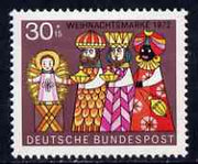 Germany - West 1972 Humanitarian Relief - Christmas (Three Wise Men) unmounted mint SG 1640*