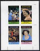 Davaar Island 1986 Queen's 60th Birthday imperf sheetlet containing set of 4 stamps unmounted mint