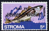 Stroma 1970 Fish 5d (Haddock) perf single with 'European Conservation Year 1970' opt doubled, one inverted unmounted mint*