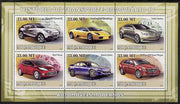 Mozambique 2009 History of Transport - Road Transport #04 perf sheetlet containing 6 values unmounted mint
