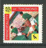 Thomond 1965 Football 4d (Diamond shaped) with 'Sir Winston Churchill - In Memorium' overprint in black unmounted mint*