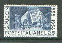 Italy 1958 Birth Centenary of Puccini (operatic Composer) unmounted mint SG 968*