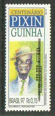 Brazil 1997 Birth centenary of Pixinguinha (musician) unmounted mint SG 2813*