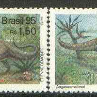 Brazil 1995 Palaeontology Society (Dinosaurs) set of 2 unmounted mint SG 2710-11*