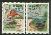 Brazil 1995 Lubrapex '95 Stamp Exhibition (Fauna) set of 2 unmounted mint SG 2722-23*