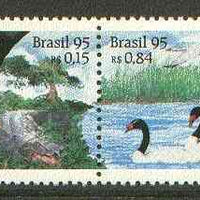 Brazil 1995 America Environmental Protection se-tenant pair unmounted mint SG 2727-28