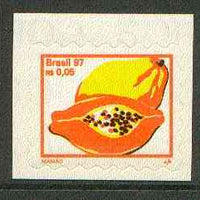 Brazil 1997 Fruits - Mangoes 5c self-adhesive unmounted mint, SG 2820*