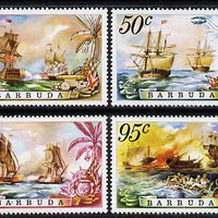 Barbuda 1975 Sea Battles set of 4 unmounted mint, SG 223-6