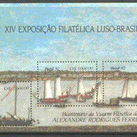 Brazil 1992 Lubrapex '92 Stamp Exhibition (Ships) m/sheet unmounted mint SG MS 2531