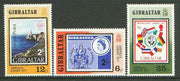 Gibraltar 1977 'Amphilex 77' Stamp Exhibition set of 3 unmounted mint SG 390-92*