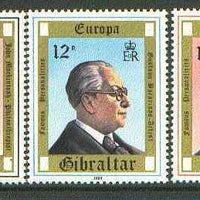 Gibraltar 1980 Europa Personalities set of 3 unmounted mint SG 433-35*