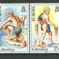 Gibraltar 1981 Europa Folklore (Hercules) set of 2 unmounted mint SG 444-45*