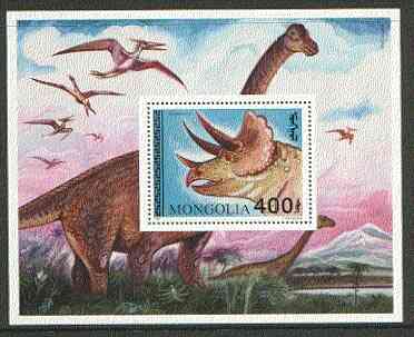 Mongolia 1994 Prehistoric Animals m/sheet unmounted mint SG MS 2484