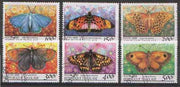 Togo 1999 Butterflies perf set of 6 fine cto used*
