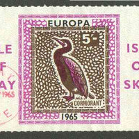 Isle of Soay 1965 Europa (Cormorant) 5s value fine used with Soay cancellation