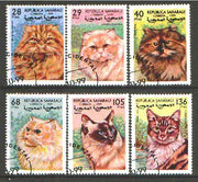 Sahara Republic 1999 Domestic Cats set of 6 fine cto used*