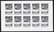 Russia 1984 Ice-Breaker with Helicopter 2r imperf sheetlet of 10 unmounted mint (as SG 5067a, Mi 5428)