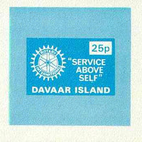 Davaar Island 1973 Rotary Clubs 25p imperf m/sheet unmounted mint