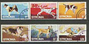 Stroma 1969 Dogs complete set of 6 each fine used with Stroma cancel