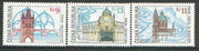 Czech Republic 2000 The Royal Road set of 3 (Gothic, Baroque & Art Nouveau Architecture) unmounted mint