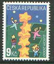 Czech Republic 2000 Europa 9k (sheets of 6 pro rata) unmounted mint