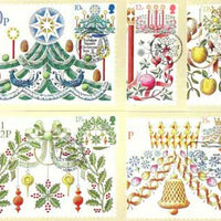 Great Britain 1980 Christmas set of 5 PHQ cards with appropriate stamps each very fine used with first day cancels
