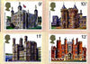 Great Britain 1978 British Architecture (Historic Buildings) set of 4 PHQ cards unused and pristine