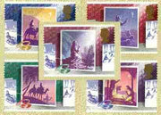 Great Britain 1988 Christmas - Christmas Cards set of 5 PHQ cards unused and pristine