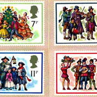 Great Britain 1978 Christmas set of 4 PHQ cards unused and pristine