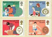 Great Britain 1981 Duke of Edinburgh Award Scheme set of 4 PHQ cards unused and pristine