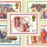 Great Britain 1982 Christmas - Carols set of 5 PHQ cards unused and pristine