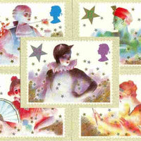 Great Britain 1985 Christmas -Pantomime Characters set of 5 PHQ cards unused and pristine