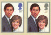 Great Britain 1981 Royal Wedding set of 2 PHQ cards unused and pristine